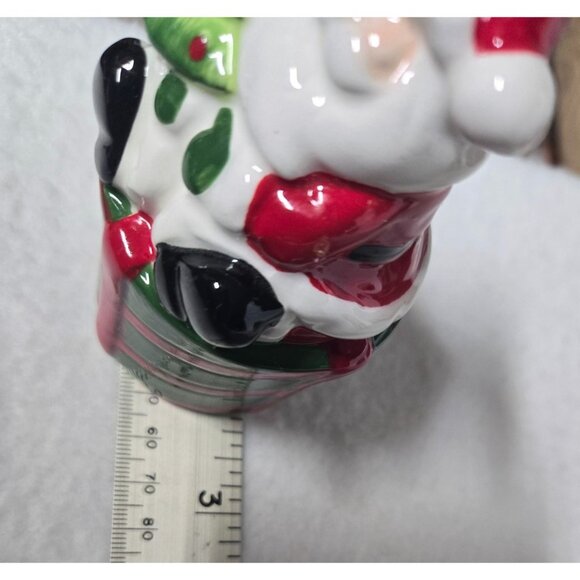 Cracker Barrel Mingle & Jingle Santa Salt & Pepper Shaker Set in Original Box - Picture 14 of 14